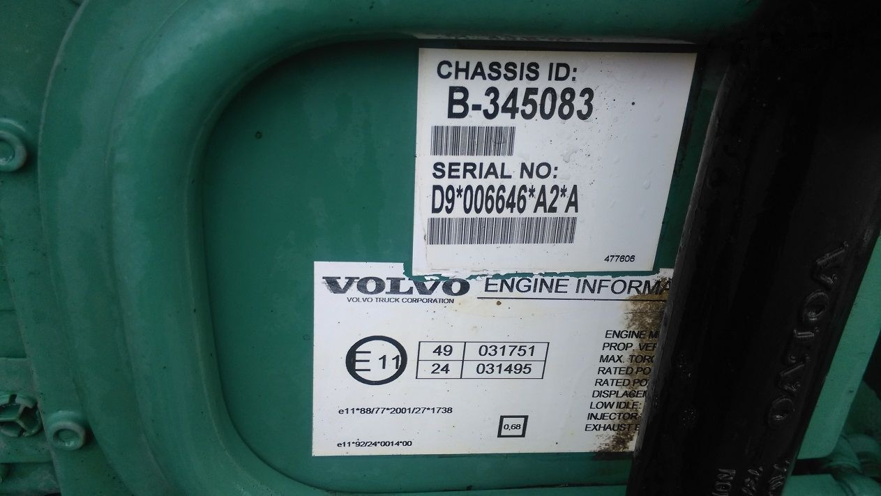 Volvo D9A 340 Volvo FM, PENTA - المحرك - شاحنة: صور 2 Volvo D9A 340 Volvo FM, PENTA - المحرك - شاحنة: صور 2