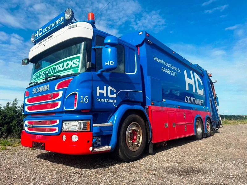 Scania P410 Phøenix box. Air / Air suspension. - شاحنة القمامة: صور 1 Scania P410 Phøenix box. Air / Air suspension. - شاحنة القمامة: صور 1
