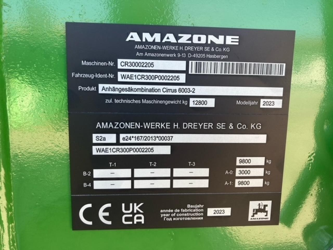 Amazone CIRRIUS 6003 AKTION - الة بذر: صور 5 Amazone CIRRIUS 6003 AKTION - الة بذر: صور 5