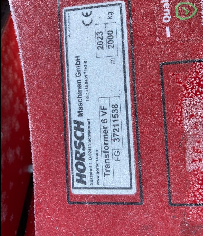 HORSCH TRANSFORMER 6 VF - ال معدات حراثه: صور 5 HORSCH TRANSFORMER 6 VF - ال معدات حراثه: صور 5