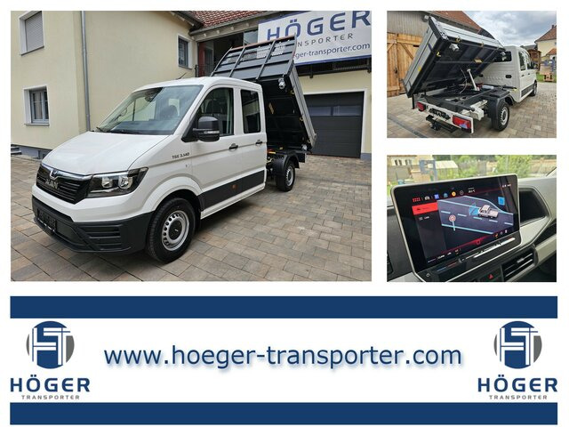 MAN TGE 3.140 Doka L3 Dreiseitenkipper Facelift... - قلاب صغير, الشاحنات الصغيرة كابينة مزدوجة: صور 1 MAN TGE 3.140 Doka L3 Dreiseitenkipper Facelift... - قلاب صغير, الشاحنات الصغيرة كابينة مزدوجة: صور 1