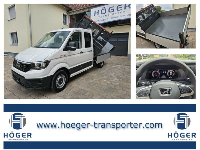 MAN TGE 3.140 Doka L3 Dreiseitenkipper Facelift... - قلاب صغير, الشاحنات الصغيرة كابينة مزدوجة: صور 1 MAN TGE 3.140 Doka L3 Dreiseitenkipper Facelift... - قلاب صغير, الشاحنات الصغيرة كابينة مزدوجة: صور 1