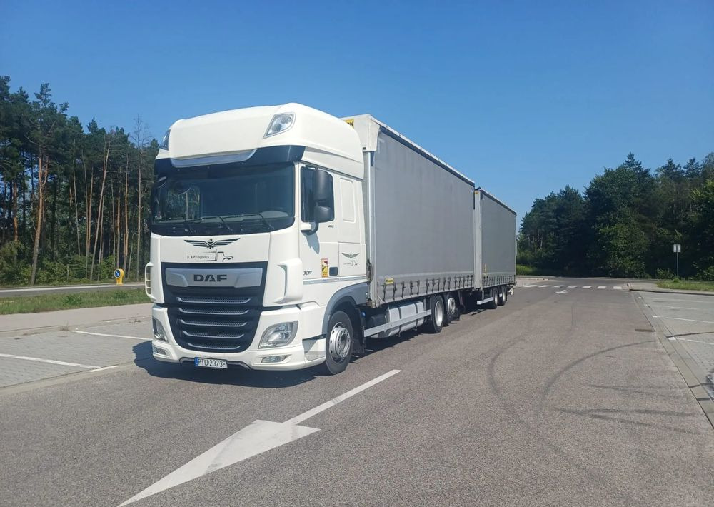 DAF XF 480 SUPER SPACE CAB / ZESTAW TANDEM PRZEJAZDOWY 120 M3 / SSC / ACC /EURO 6 - شاحنة ستارة: صور 5 DAF XF 480 SUPER SPACE CAB / ZESTAW TANDEM PRZEJAZDOWY 120 M3 / SSC / ACC /EURO 6 - شاحنة ستارة: صور 5