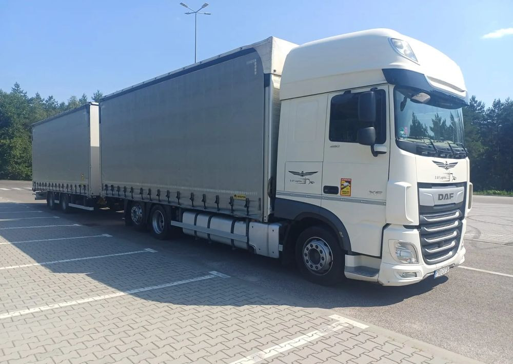 DAF XF 480 SUPER SPACE CAB / ZESTAW TANDEM PRZEJAZDOWY 120 M3 / SSC / ACC /EURO 6 - شاحنة ستارة: صور 1 DAF XF 480 SUPER SPACE CAB / ZESTAW TANDEM PRZEJAZDOWY 120 M3 / SSC / ACC /EURO 6 - شاحنة ستارة: صور 1
