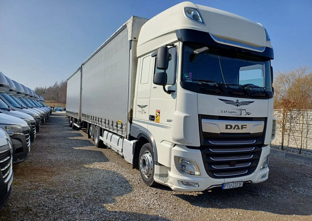 DAF XF 480 SUPER SPACE CAB / ZESTAW TANDEM PRZEJAZDOWY 120m3 - شاحنة ستارة: صور 2 DAF XF 480 SUPER SPACE CAB / ZESTAW TANDEM PRZEJAZDOWY 120m3 - شاحنة ستارة: صور 2