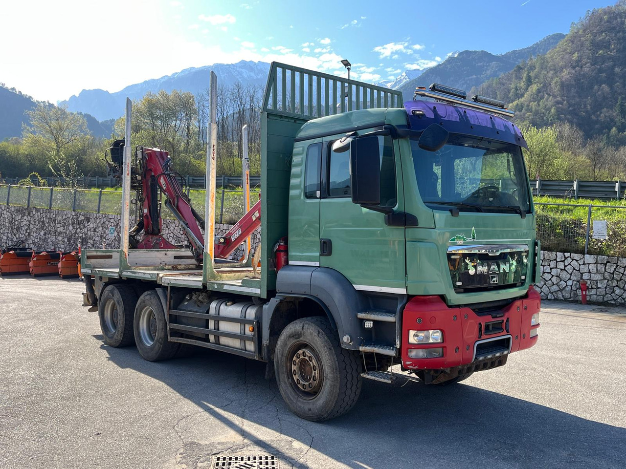 MAN TGS 33.480 - شاحنة قطع الأشجار: صور 4 MAN TGS 33.480 - شاحنة قطع الأشجار: صور 4