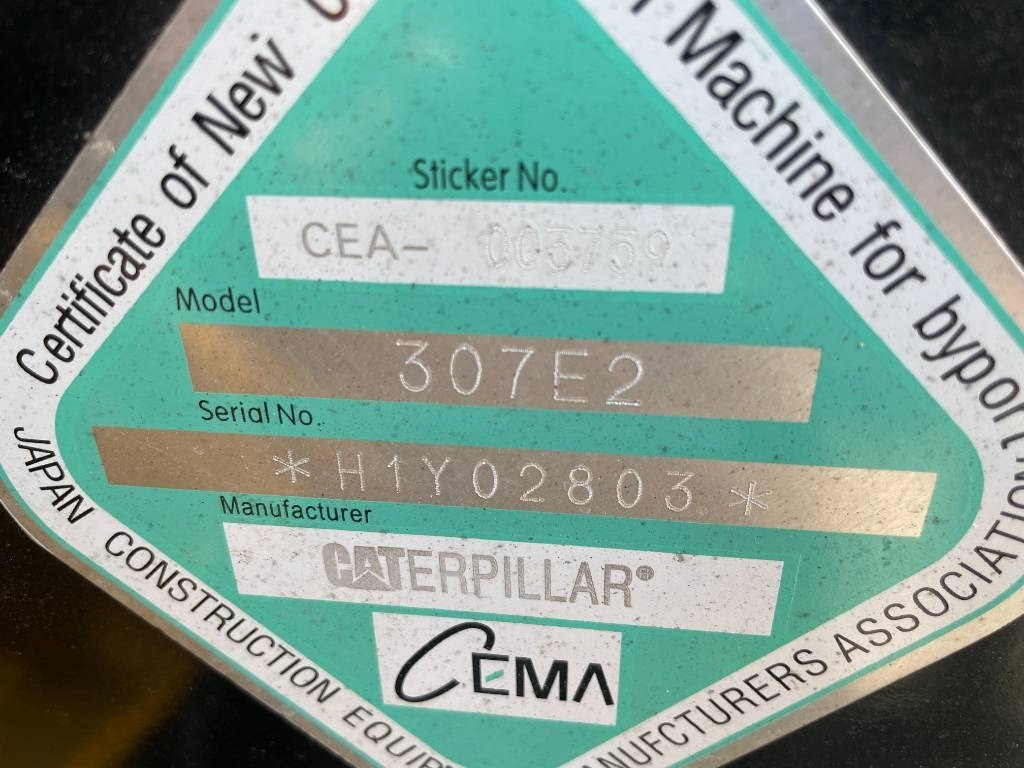 CAT 307E - حفارات زحافة: صور 5 CAT 307E - حفارات زحافة: صور 5