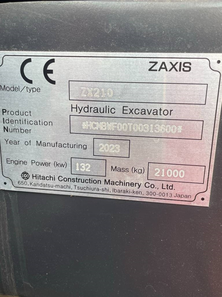 Hitachi ZX 210 - حفارات زحافة: صور 5 Hitachi ZX 210 - حفارات زحافة: صور 5