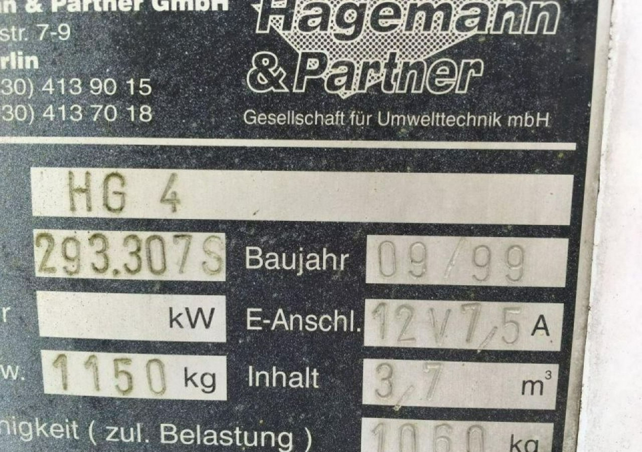 شاحنة القمامة Inna Inny Unimog UX100 Śmieciarka wywrotka prasa: صور 8