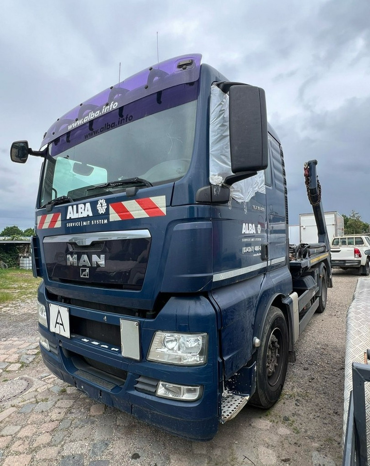 MAN Inny MAN Man TGX 18.400 Bramowiec hakowiec Meiler Model 2012 - شاحنات قابلة للفك شاحنة: صور 1 MAN Inny MAN Man TGX 18.400 Bramowiec hakowiec Meiler Model 2012 - شاحنات قابلة للفك شاحنة: صور 1