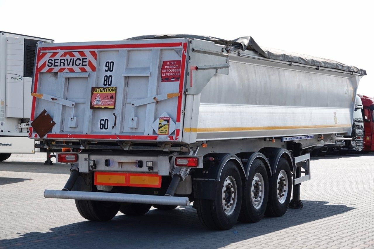 Benalu WYWROTKA 27 m3 / ALUMINIOWA / HYDRAULICZNA KLAPA - قلابة نصف مقطورة: صور 5 Benalu WYWROTKA 27 m3 / ALUMINIOWA / HYDRAULICZNA KLAPA - قلابة نصف مقطورة: صور 5