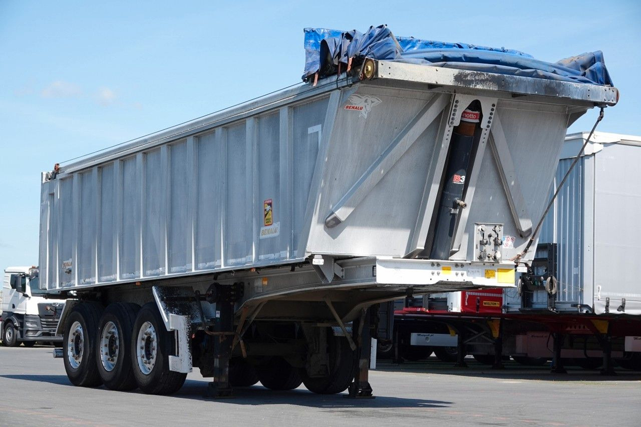 Benalu WYWROTKA / 28 m3 / ALUMINIOWA / OŚ PODNOSZONA / - قلابة نصف مقطورة: صور 1 Benalu WYWROTKA / 28 m3 / ALUMINIOWA / OŚ PODNOSZONA / - قلابة نصف مقطورة: صور 1
