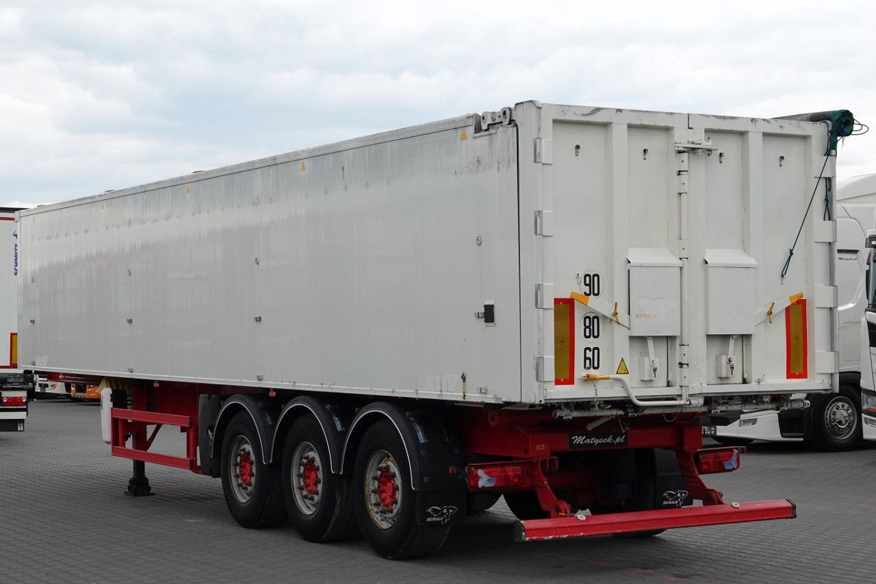 Benalu WYWROTKA 49 m3 / ALUMINIOWA MULDA / KLAPO -DRZWI - قلابة نصف مقطورة: صور 5 Benalu WYWROTKA 49 m3 / ALUMINIOWA MULDA / KLAPO -DRZWI - قلابة نصف مقطورة: صور 5
