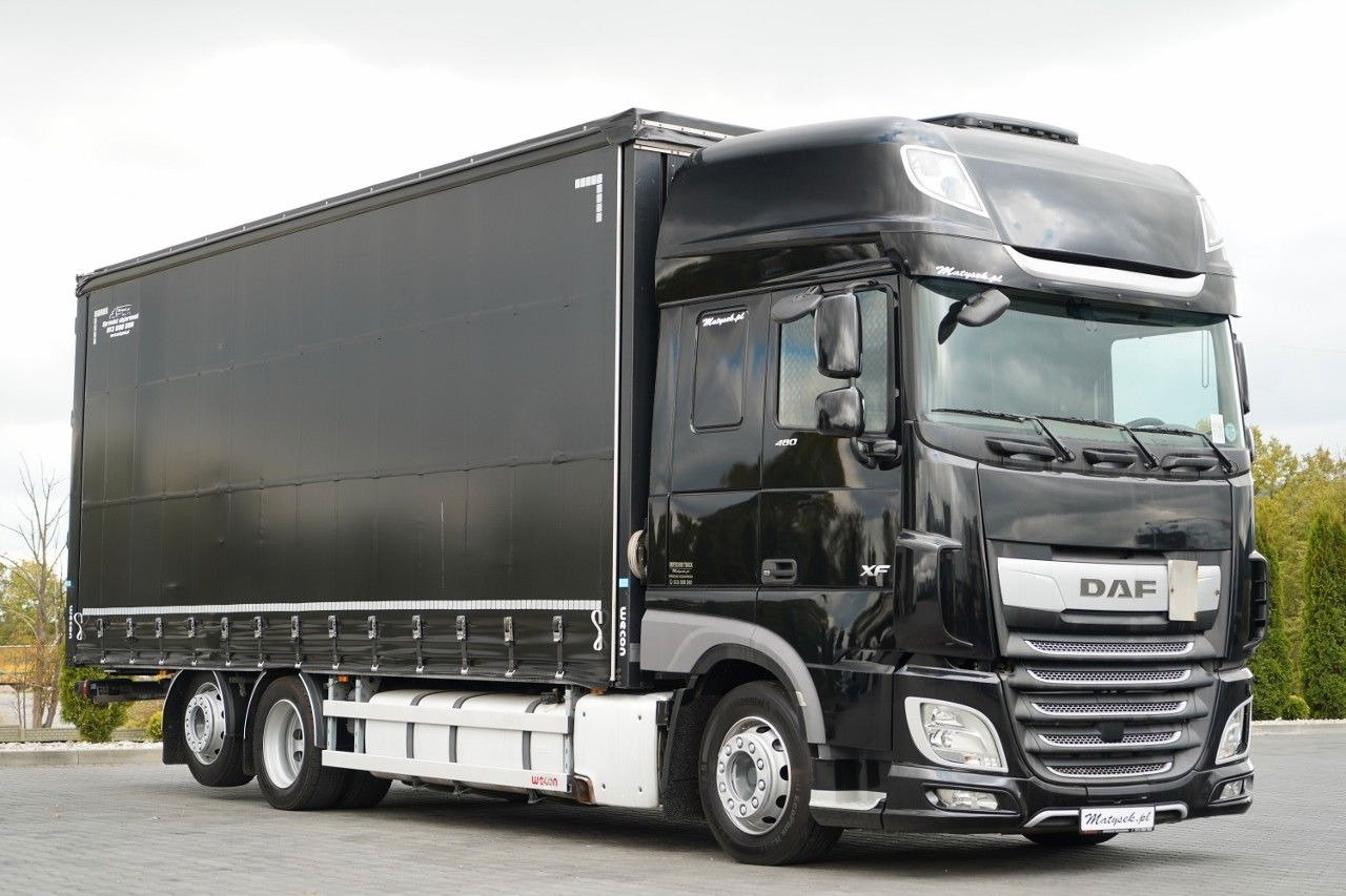 DAF XF 480 / SOLÓWKA / 6X2 / MEGA / OŚ PODNOSZONA / - شاحنة ستارة: صور 1 DAF XF 480 / SOLÓWKA / 6X2 / MEGA / OŚ PODNOSZONA / - شاحنة ستارة: صور 1