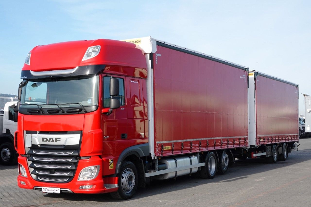 DAF XF 480 / ZESTAW TANDEM / 120 M3 / PRZEJAZDOWY / - شاحنة ستارة: صور 2 DAF XF 480 / ZESTAW TANDEM / 120 M3 / PRZEJAZDOWY / - شاحنة ستارة: صور 2