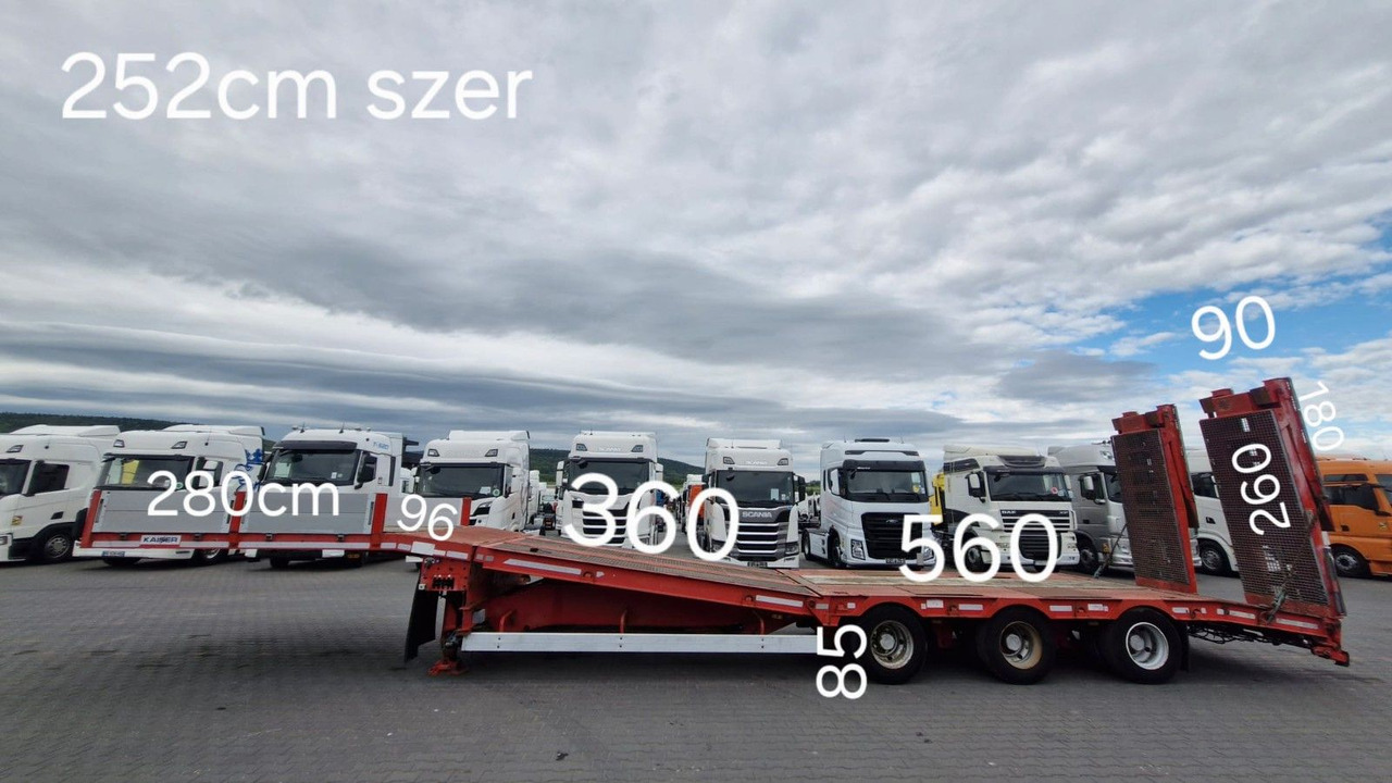 Kaiser S450 / NACZEPA LAWETA / NISKOPODWOZIE / PODEST H - عربة مسطحة منخفضة نصف مقطورة: صور 2 Kaiser S450 / NACZEPA LAWETA / NISKOPODWOZIE / PODEST H - عربة مسطحة منخفضة نصف مقطورة: صور 2