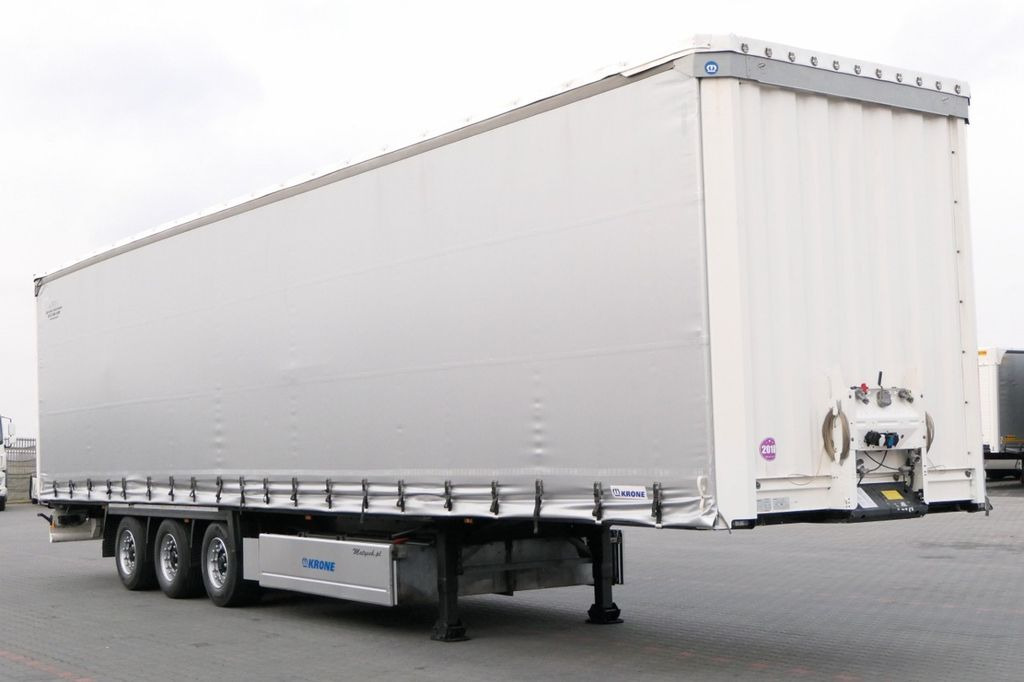 الخيمة نصف مقطورة Krone CURTAINSIDER/MEGA/PALLET BOX/LIFTED ROOF & AXLE/ Krone CURTAINSIDER/MEGA/PALLET BOX/LIFTED ROOF & AXLE/: صور 9