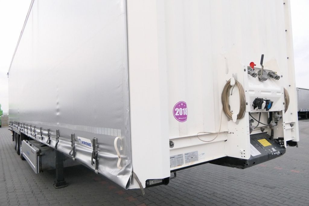 الخيمة نصف مقطورة Krone CURTAINSIDER/MEGA/PALLET BOX/LIFTED ROOF & AXLE/ Krone CURTAINSIDER/MEGA/PALLET BOX/LIFTED ROOF & AXLE/: صور 20