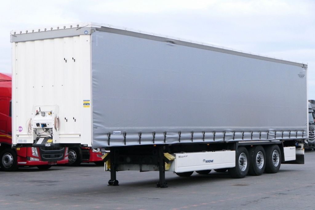 Krone CURTAINSIDER/PALLET BOX/LIFTED AXLE/2018 YEAR - الخيمة نصف مقطورة: صور 1 Krone CURTAINSIDER/PALLET BOX/LIFTED AXLE/2018 YEAR - الخيمة نصف مقطورة: صور 1