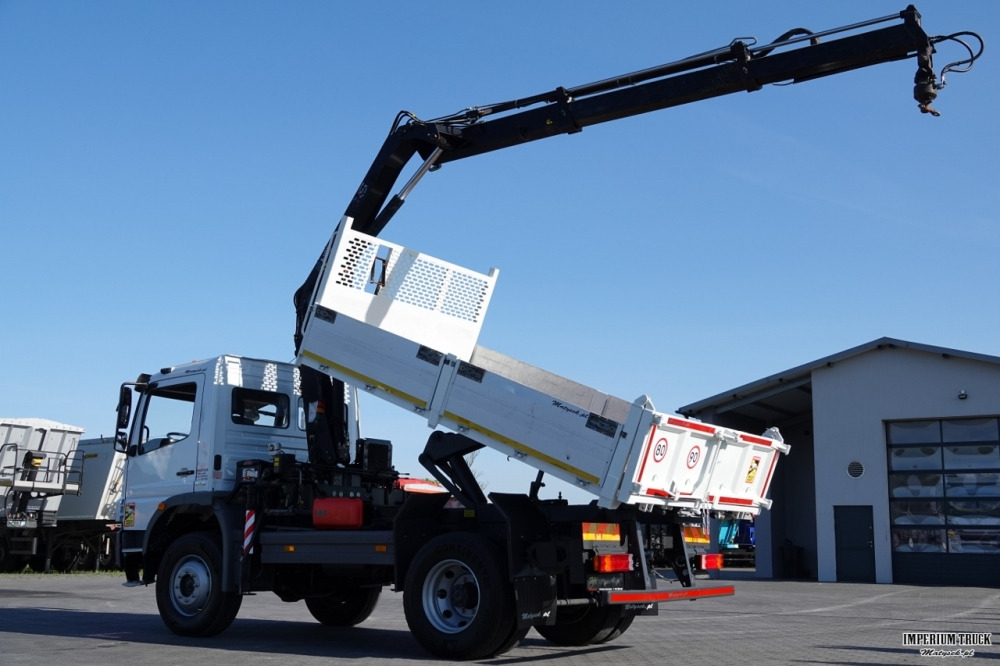 MERCEDES-BENZ ATEGO 16.24 / 4X4 / WYWROTKA + HDS HIAB 111 BS-2 / PILOT / ROTATOR /MANUAL - قلابات, شاحنة كرين: صور 4 MERCEDES-BENZ ATEGO 16.24 / 4X4 / WYWROTKA + HDS HIAB 111 BS-2 / PILOT / ROTATOR /MANUAL - قلابات, شاحنة كرين: صور 4