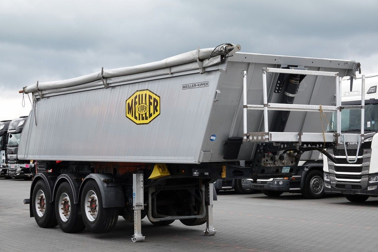 Meiller KIPPER / WYWROTKA / 24 m3 / ALUMINIOWA / TYŁ K - قلابة نصف مقطورة: صور 1 Meiller KIPPER / WYWROTKA / 24 m3 / ALUMINIOWA / TYŁ K - قلابة نصف مقطورة: صور 1