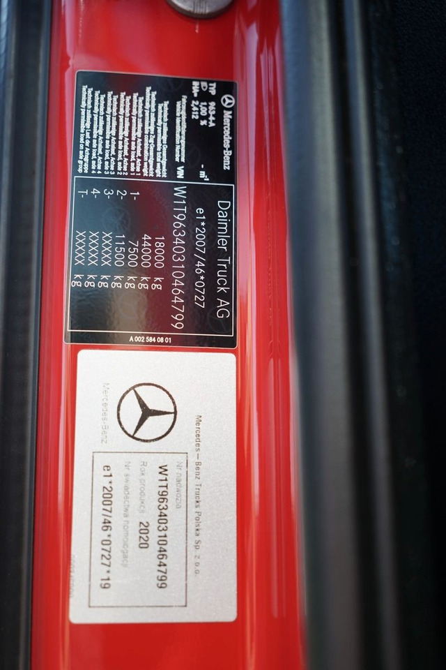 تأجير  Mercedes-Benz ACTROS 1845 / MP5 / BIG SPACE / Mercedes-Benz ACTROS 1845 / MP5 / BIG SPACE /: صور 37