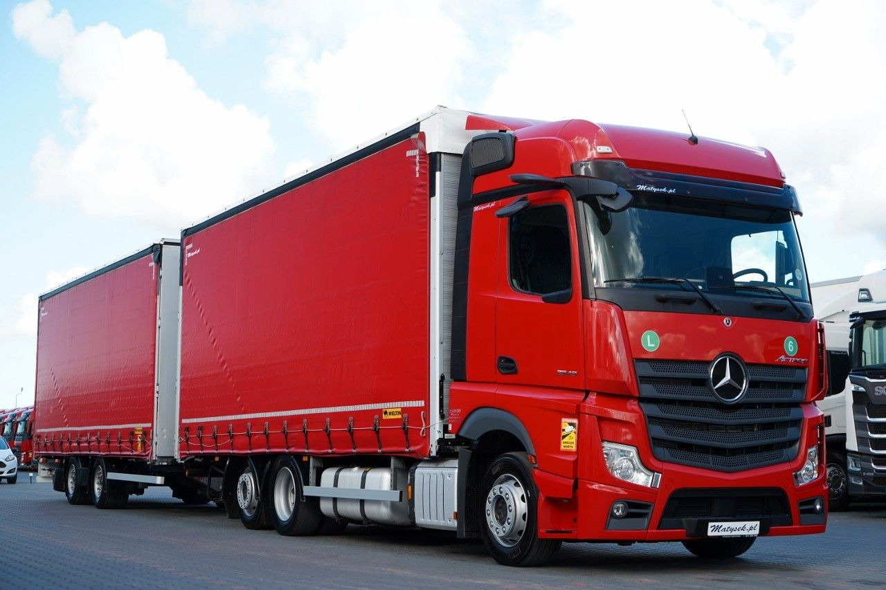 Mercedes-Benz ACTROS 2545 / ZESTAW TANDEM 120 M3 / PRZEJAZDOW - شاحنة ستارة: صور 1 Mercedes-Benz ACTROS 2545 / ZESTAW TANDEM 120 M3 / PRZEJAZDOW - شاحنة ستارة: صور 1