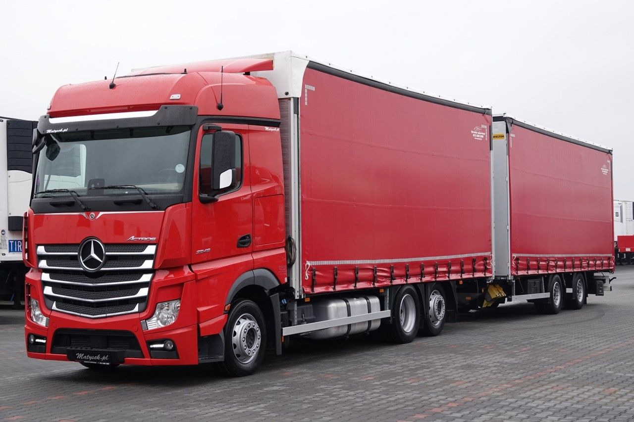 Mercedes-Benz ACTROS 2548 / ZESTAW TANDEM 120 M3 / PRZEJAZDOWY - شاحنة ستارة: صور 5 Mercedes-Benz ACTROS 2548 / ZESTAW TANDEM 120 M3 / PRZEJAZDOWY - شاحنة ستارة: صور 5