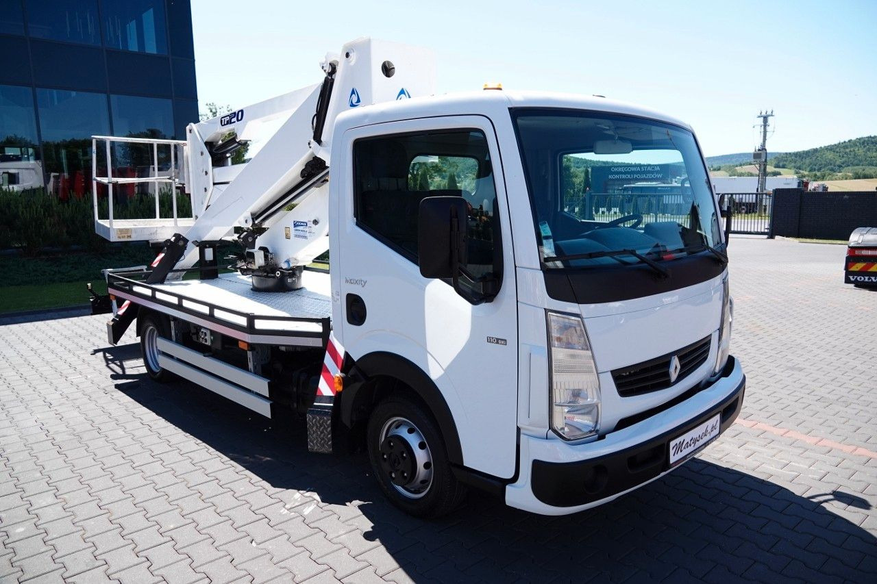مصاعد الازدهار محمولة على شاحنة Renault MAXITY 110 DXI / ZWYŻKA 20 METRÓW / PODNOŚNIK KO: صور 12