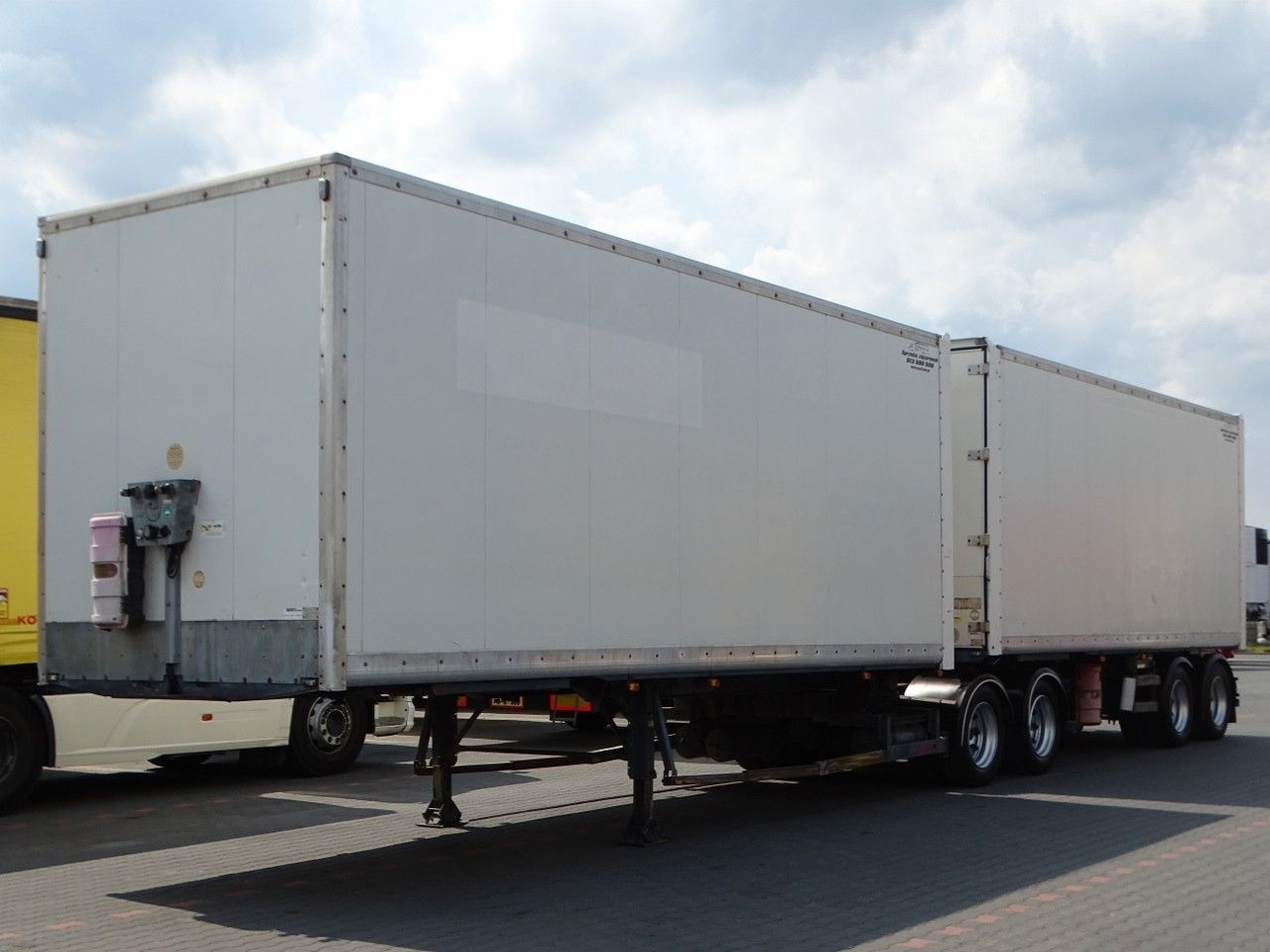 Samro JUMBO VEHICULAR BOX- 7,3 M + 7,3 M/KOFFER TANDEM - بصندوق مغلق نصف مقطورة: صور 1 Samro JUMBO VEHICULAR BOX- 7,3 M + 7,3 M/KOFFER TANDEM - بصندوق مغلق نصف مقطورة: صور 1