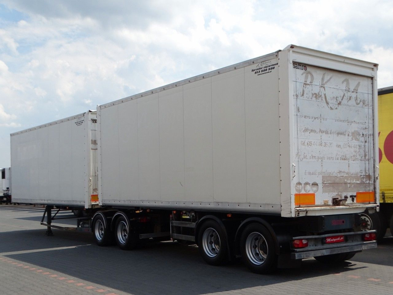 Samro JUMBO VEHICULAR BOX- 7,3 M + 7,3 M/KOFFER TANDEM - بصندوق مغلق نصف مقطورة: صور 5 Samro JUMBO VEHICULAR BOX- 7,3 M + 7,3 M/KOFFER TANDEM - بصندوق مغلق نصف مقطورة: صور 5