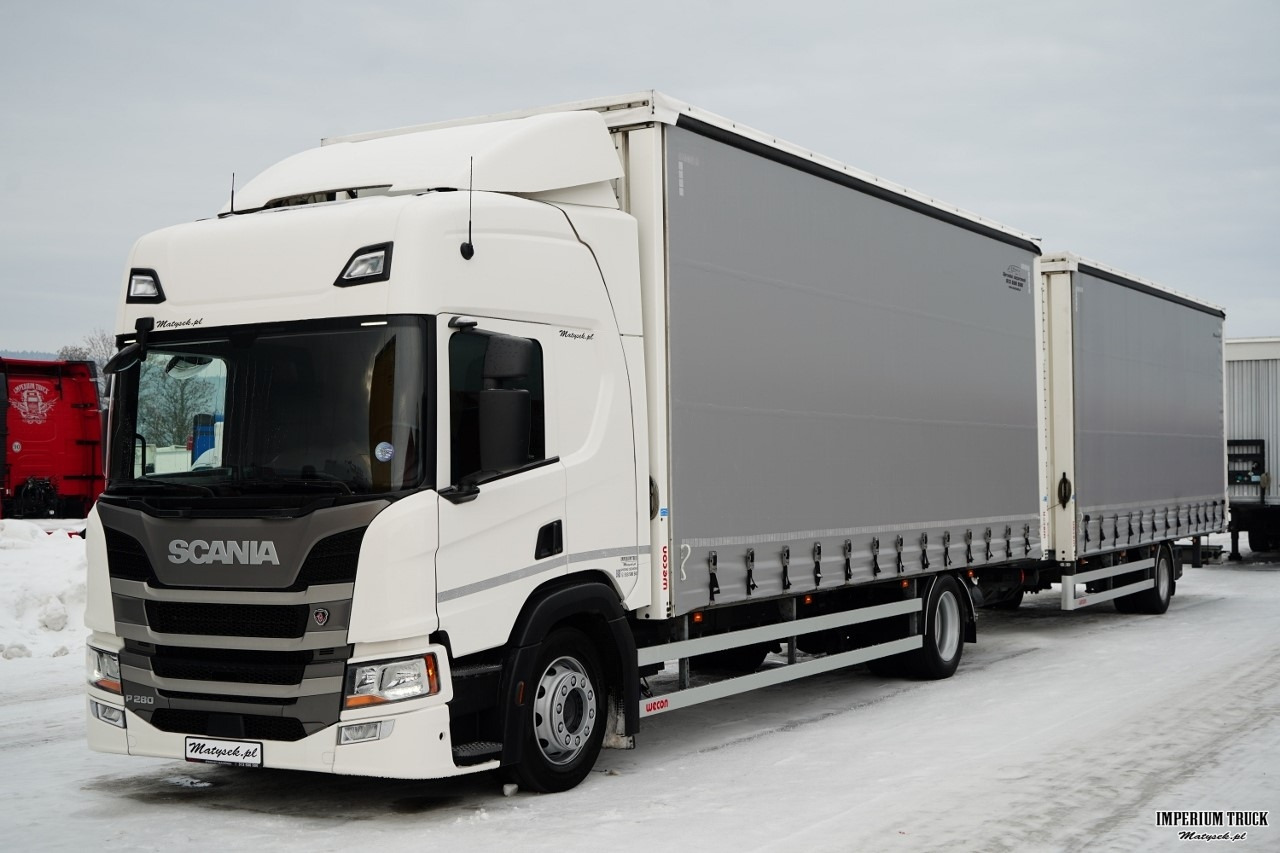 Scania P 280 / ZESTAW TANDEM / FIRANKA / 120 M3 / WECON / 2022 ROK / DACH PODNOSZONY - شاحنة ستارة: صور 4 Scania P 280 / ZESTAW TANDEM / FIRANKA / 120 M3 / WECON / 2022 ROK / DACH PODNOSZONY - شاحنة ستارة: صور 4