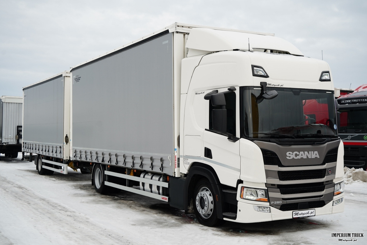 Scania P 280 / ZESTAW TANDEM / FIRANKA / 120 M3 / WECON / 2022 ROK / DACH PODNOSZONY - شاحنة ستارة: صور 2 Scania P 280 / ZESTAW TANDEM / FIRANKA / 120 M3 / WECON / 2022 ROK / DACH PODNOSZONY - شاحنة ستارة: صور 2