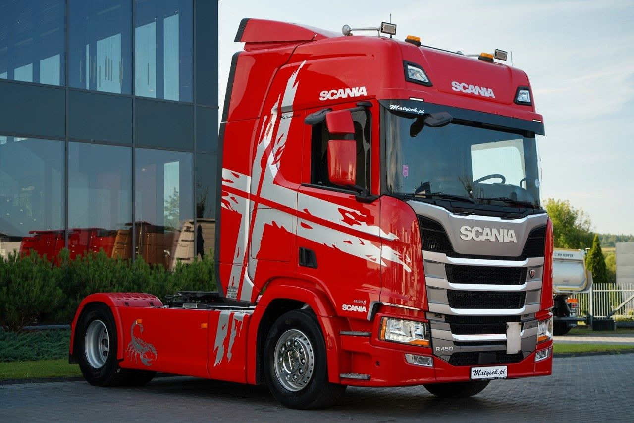 Scania R 450 / OPONY 100% / PO KONTRAKCIE SERWISOWYM - شاحنة جرار: صور 1 Scania R 450 / OPONY 100% / PO KONTRAKCIE SERWISOWYM - شاحنة جرار: صور 1