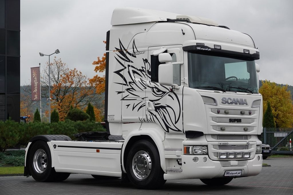 Scania R 580 / V8 / RETARDER / CAŁA NA PODUSZKACH - شاحنة جرار: صور 1 Scania R 580 / V8 / RETARDER / CAŁA NA PODUSZKACH - شاحنة جرار: صور 1