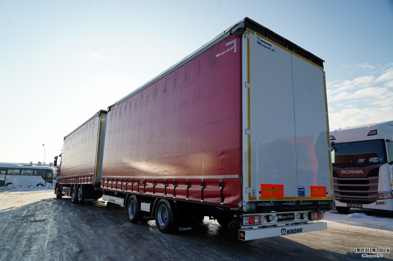 Scania S 460 / ZESTAW TANDEM / FIRANKA / 120 M3 / KRONE / 2023 ROK / DACH PODNOSZONY / OŚ PODNOSZONA / SKRĘTNA - شاحنة ستارة: صور 5 Scania S 460 / ZESTAW TANDEM / FIRANKA / 120 M3 / KRONE / 2023 ROK / DACH PODNOSZONY / OŚ PODNOSZONA / SKRĘTNA - شاحنة ستارة: صور 5