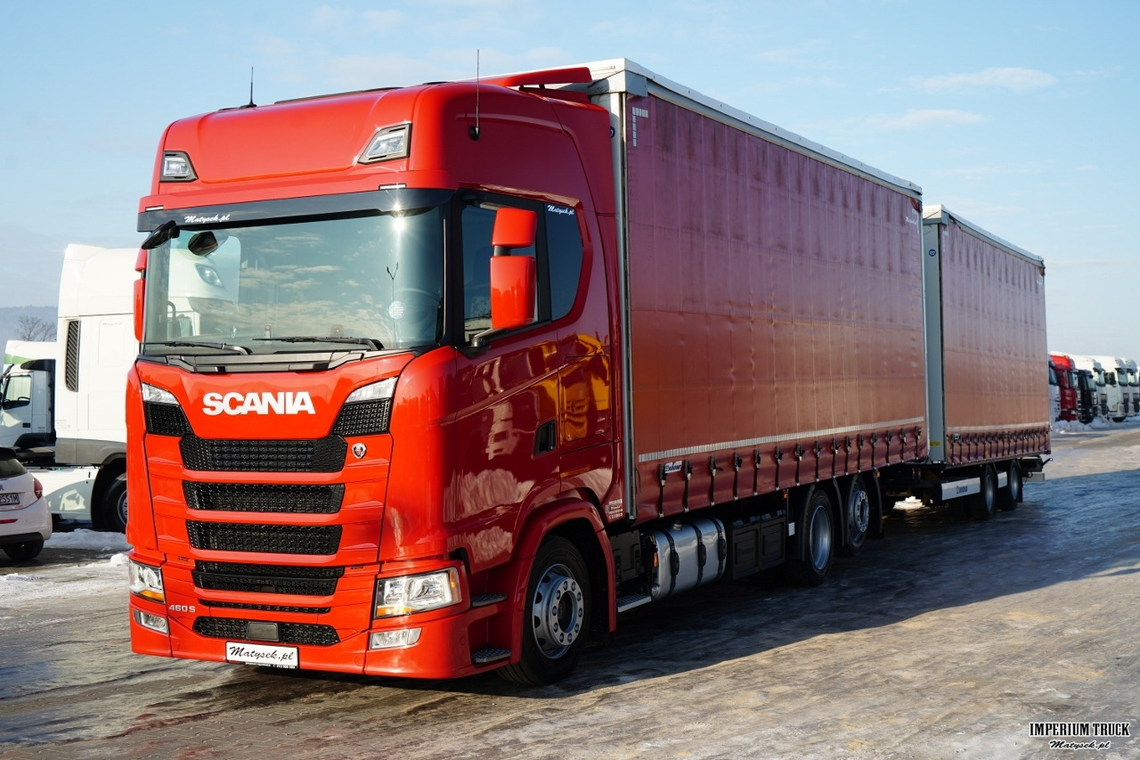 Scania S 460 / ZESTAW TANDEM / FIRANKA / 120 M3 / KRONE / 2023 ROK / DACH PODNOSZONY / OŚ PODNOSZONA / SKRĘTNA - شاحنة ستارة: صور 3 Scania S 460 / ZESTAW TANDEM / FIRANKA / 120 M3 / KRONE / 2023 ROK / DACH PODNOSZONY / OŚ PODNOSZONA / SKRĘTNA - شاحنة ستارة: صور 3