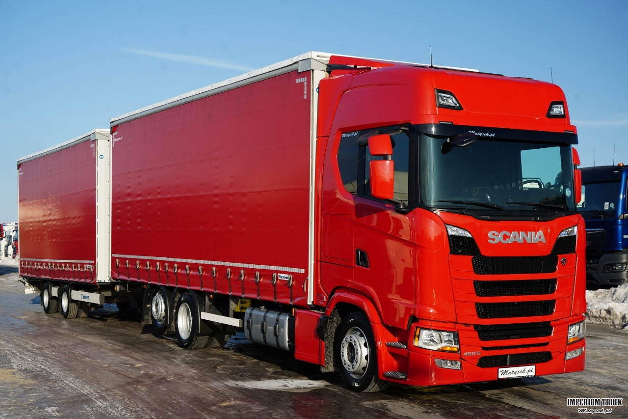 Scania S 460 / ZESTAW TANDEM / FIRANKA / 120 M3 / KRONE / 2023 ROK / DACH PODNOSZONY / OŚ PODNOSZONA / SKRĘTNA - شاحنة ستارة: صور 2 Scania S 460 / ZESTAW TANDEM / FIRANKA / 120 M3 / KRONE / 2023 ROK / DACH PODNOSZONY / OŚ PODNOSZONA / SKRĘTNA - شاحنة ستارة: صور 2