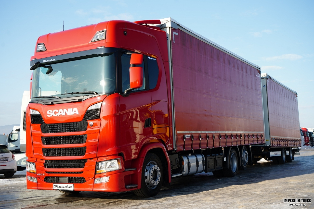 Scania S 460 / ZESTAW TANDEM / FIRANKA / 120 M3 / KRONE / 2023 ROK / DACH PODNOSZONY / OŚ PODNOSZONA / SKRĘTNA - شاحنة ستارة: صور 4 Scania S 460 / ZESTAW TANDEM / FIRANKA / 120 M3 / KRONE / 2023 ROK / DACH PODNOSZONY / OŚ PODNOSZONA / SKRĘTNA - شاحنة ستارة: صور 4