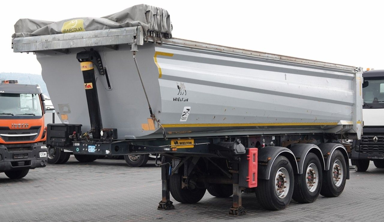 Wielton WYWROTKA / STALOWA / 25m3 / HP RYNNA / OŚ PODNOS - قلابة نصف مقطورة: صور 3 Wielton WYWROTKA / STALOWA / 25m3 / HP RYNNA / OŚ PODNOS - قلابة نصف مقطورة: صور 3