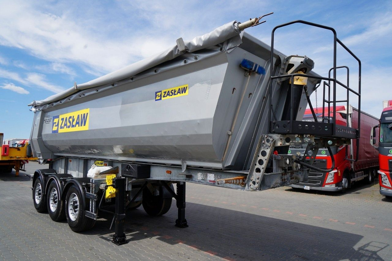 ZASŁAW WYWROTKA 27 m3 / STALOWA / HP / RYNNA / 2017 rok - قلابة نصف مقطورة: صور 2 ZASŁAW WYWROTKA 27 m3 / STALOWA / HP / RYNNA / 2017 rok - قلابة نصف مقطورة: صور 2