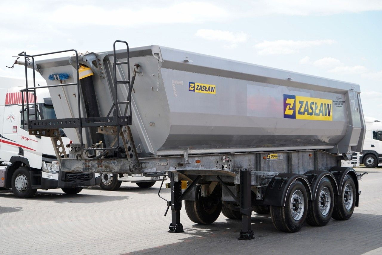 ZASŁAW WYWROTKA 27 m3 / STALOWA / HP / RYNNA / 2017 rok - قلابة نصف مقطورة: صور 3 ZASŁAW WYWROTKA 27 m3 / STALOWA / HP / RYNNA / 2017 rok - قلابة نصف مقطورة: صور 3