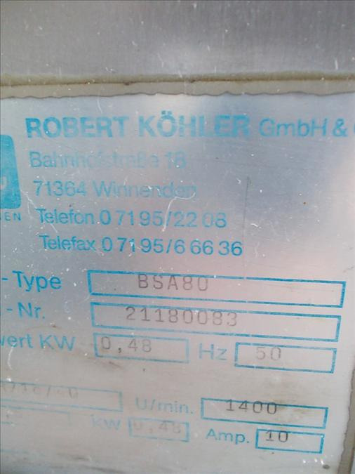 Erka BSA 80 80 Sheeter for Dough Strands (pretzel) - معدات المخابز: صور 4 Erka BSA 80 80 Sheeter for Dough Strands (pretzel) - معدات المخابز: صور 4