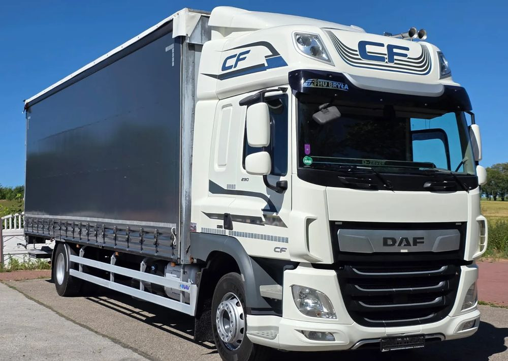 DAF CF290/CF320/FIRANKA/WINDA DHOLLANDIA / E6/JEDEN WŁAŚCICIEL/SPROWADZONY/22PALETY/2019/PODNOSZONY DACH/ JAK NOWY - شاحنة ستارة: صور 1 DAF CF290/CF320/FIRANKA/WINDA DHOLLANDIA / E6/JEDEN WŁAŚCICIEL/SPROWADZONY/22PALETY/2019/PODNOSZONY DACH/ JAK NOWY - شاحنة ستارة: صور 1