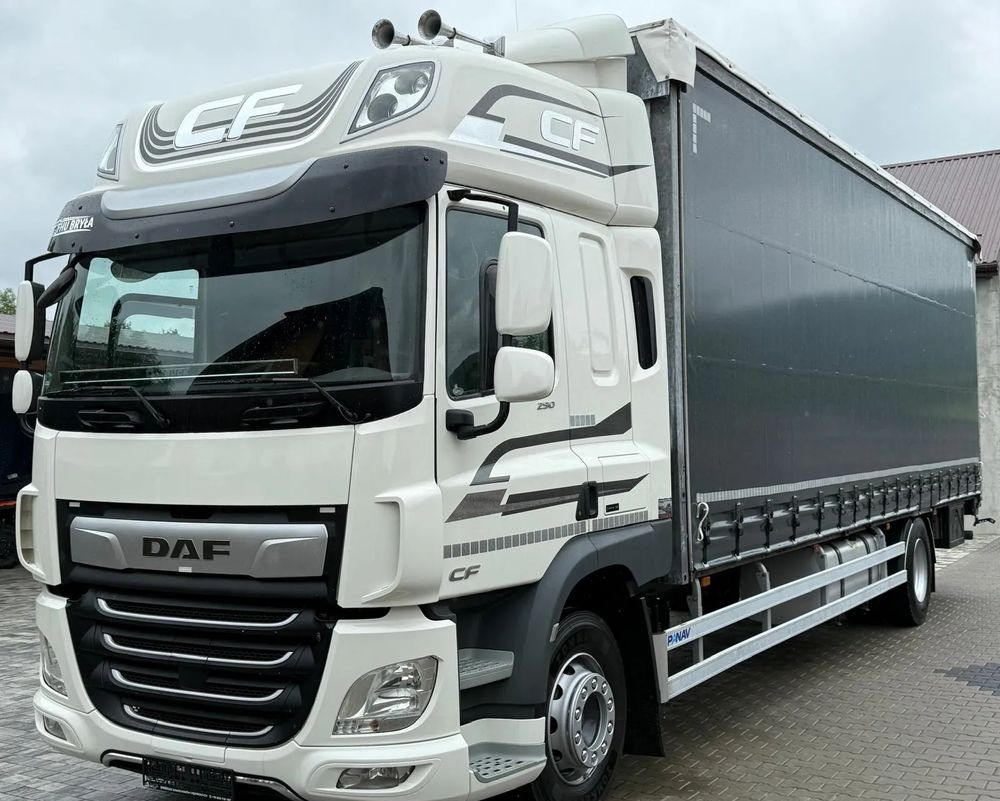 DAF CF290/CF320/FIRANKA/WINDA/E6/JEDEN WŁAŚCICIEL/SPROWADZONY/22PALETY/2019/PODNOSZONY DACH/ JAK NOWY - شاحنة ستارة: صور 1 DAF CF290/CF320/FIRANKA/WINDA/E6/JEDEN WŁAŚCICIEL/SPROWADZONY/22PALETY/2019/PODNOSZONY DACH/ JAK NOWY - شاحنة ستارة: صور 1
