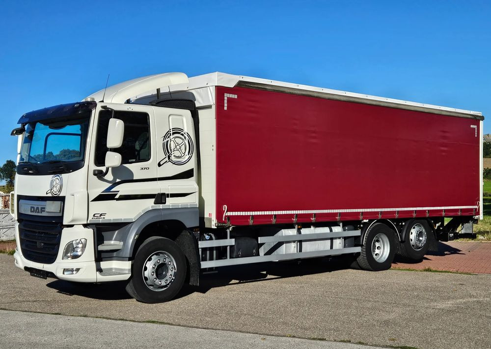 DAF CF370/410/BURTO-FIRANKA/RETARDER/WINDA/OŚ SKRĘTNA-PODNOSZONA/E6/SPROWADZONY/20PALET/BURTO-FIRANKA - شاحنة ستارة: صور 1 DAF CF370/410/BURTO-FIRANKA/RETARDER/WINDA/OŚ SKRĘTNA-PODNOSZONA/E6/SPROWADZONY/20PALET/BURTO-FIRANKA - شاحنة ستارة: صور 1