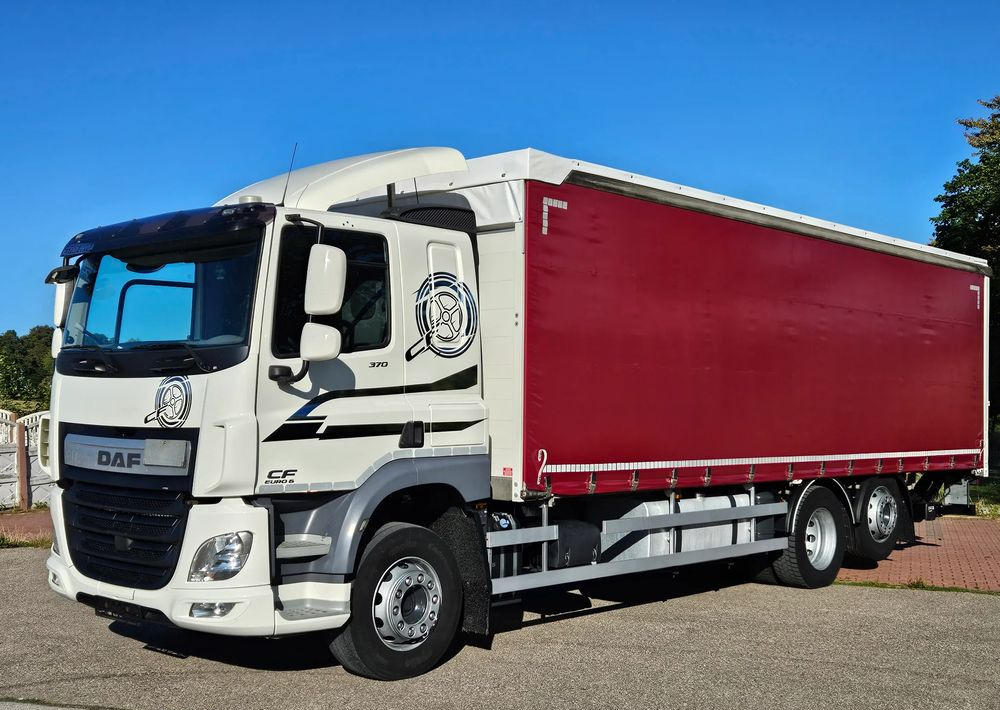 DAF CF370/410/BURTO-FIRANKA/RETARDER/WINDA/OŚ SKRĘTNA-PODNOSZONA/E6/SPROWADZONY/20PALET/BURTO-FIRANKA - شاحنة ستارة: صور 1 DAF CF370/410/BURTO-FIRANKA/RETARDER/WINDA/OŚ SKRĘTNA-PODNOSZONA/E6/SPROWADZONY/20PALET/BURTO-FIRANKA - شاحنة ستارة: صور 1