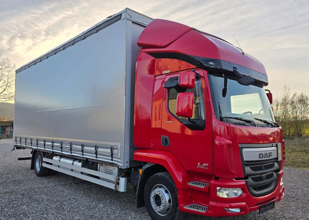 DAF LF 290 / WINDA / 16TON DMC / 3M WYSOKOŚĆ / JUMBO / FIRANKA / SYPIALKA / AUTOMAT / JEDEN WŁAŚCICIE / EURO 6 / 2017/ SPROWADZONY / 19 PALET / DUŻA ŁADOWNOŚĆ / - شاحنة ستارة: صور 1 DAF LF 290 / WINDA / 16TON DMC / 3M WYSOKOŚĆ / JUMBO / FIRANKA / SYPIALKA / AUTOMAT / JEDEN WŁAŚCICIE / EURO 6 / 2017/ SPROWADZONY / 19 PALET / DUŻA ŁADOWNOŚĆ / - شاحنة ستارة: صور 1