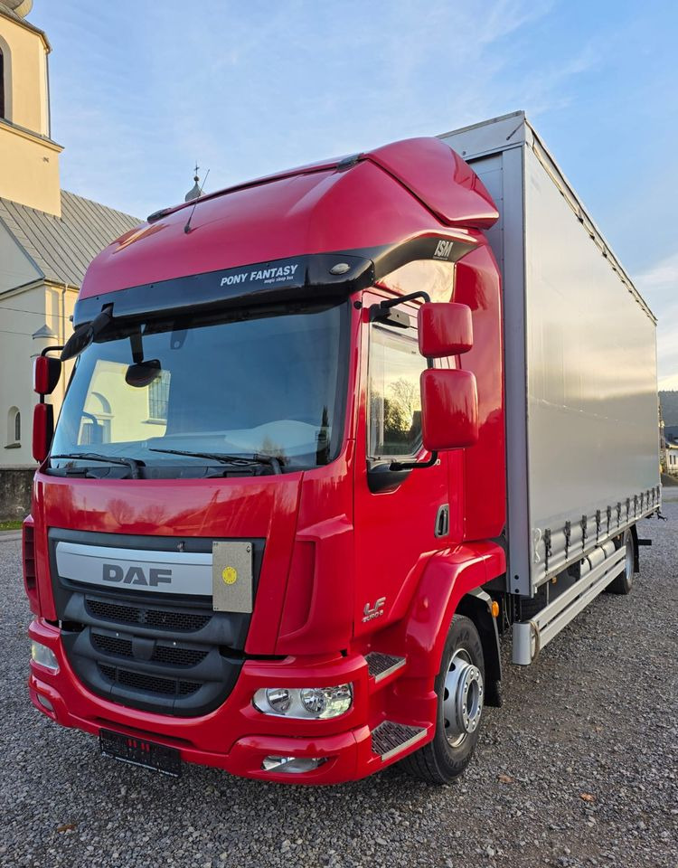 DAF LF 290 / WINDA / 16TON DMC / 3M WYSOKOŚĆ / JUMBO / FIRANKA / SYPIALKA / AUTOMAT / JEDEN WŁAŚCICIE / EURO 6 / 2017/ SPROWADZONY / 19 PALET / DUŻA ŁADOWNOŚĆ / - شاحنة ستارة: صور 1 DAF LF 290 / WINDA / 16TON DMC / 3M WYSOKOŚĆ / JUMBO / FIRANKA / SYPIALKA / AUTOMAT / JEDEN WŁAŚCICIE / EURO 6 / 2017/ SPROWADZONY / 19 PALET / DUŻA ŁADOWNOŚĆ / - شاحنة ستارة: صور 1