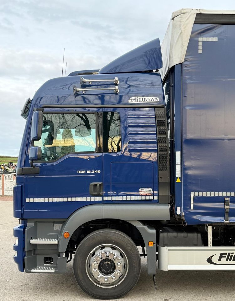 شاحنة ستارة MAN TGM 18.340 / FIRANKA / LIFT / SPROWADZONY / KLIMA POSTOJOWA / 2017 /  9700 ŁADOWNOŚĆ / AUTOMAT / 18 PALET / E6 /  WINDA /: صور 14